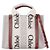Chloé Borsa tote piccola marrone Woody - vista 10