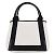 Balenciaga Borsa Tote Piccola Beige Nero - vista 5