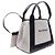 Balenciaga Borsa Tote Piccola Beige Nero - vista 9
