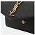 Saint Laurent Borsa a Spalla Uptown Monogram Chain Nero - vista 8