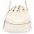 Valentino Borsa a secchiello Vring Chain Avorio Bianco - vista 3