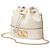 Valentino Borsa a secchiello Vring Chain Avorio Bianco - vista 4