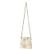 Valentino Borsa a secchiello Vring Chain Avorio Bianco - vista 9