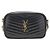 Saint Laurent Borsa a tracolla mini trapuntata con monogramma nera Nero - vista 2