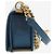 Chanel Borsa Boy in pelle di agnello media blu - vista 2