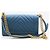 Chanel Borsa Boy in pelle di agnello media blu - vista 3