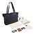 Loro Piana Borsa Shopper Inside Out Blu Navy - vista 8