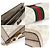 Gucci Borsa a spalla piccola Ophidia GG Supreme in tela beige e bianca Marrone - vista 7