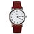 Chopard Classico in oro bianco con cinturino in pelle rossa Rosso - vista 8