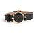 Cartier Schwarzes Lederarmband Birma Mustard Vendôme - Ansicht 2