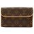 Louis Vuitton Borsa a Cintura Monogramma Fiorentino Marrone