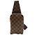 Louis Vuitton Borsa a tracolla Jeronimos Damier Ebene Marrone