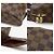 Louis Vuitton Borsa a tracolla Jeronimos Damier Ebene Marrone - vista 7