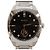 Gucci Verschlungener Schwarzer Stahl-Diamant