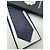 Chanel Cravatta a quadri da uomo CC Logo Blu Navy - vista 2