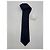 Chanel Cravatta a quadri da uomo CC Logo Blu Navy - vista 4