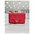 Chanel Nuova Mini Borsa a Tracolla Caviar Cuore con Catena Rosa - vista 12