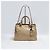 Prada Vitello Shine Gold Tote Bag Marrone - vista 2