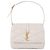 Saint Laurent Borsa a Spalla in Pelle di Agnello Trapuntata Bianco - vista 3