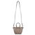 Fendi Mini borsa in jacquard FF in denim grigio dove Marrone - vista 5
