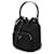 Prada Borsa a secchiello in nylon Duet Nero  - vista 4