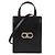 Salvatore Ferragamo Mini borsa tote Double Gancini Nero - vista 3
