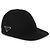 Prada Boné de beisebol masculino em lã com logo triangular Preto - vista 3