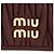 Miu Miu Tarjetero de cuero Napa Roja - vista 9