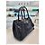 Prada Borsa Tote e Borsa a Spalla in Vitello Daino Nero - vista 10