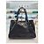 Prada Borsa Tote e Borsa a Spalla in Vitello Daino Nero - vista 8