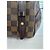 Louis Vuitton Borsa a Spalla Livington Damier Ébène PM Marrone - vista 18
