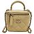 Chanel Borsa a tracolla mini in pelle di agnello con catena Vanity Giallo