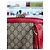 Gucci Borsa a secchiello e borsa a spalla in tela GG Supreme Rosso - vista 17