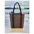 Louis Vuitton Borsa Tote Bourgeois Damier Ebene Marrone - vista 9