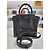 Luggage Céline Borsa a spalla in pelle di vitello Nano Drum Nero - vista 10