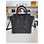 Luggage Céline Borsa a spalla in pelle di vitello Nano Drum Nero - vista 8