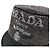 Prada Cappello bucket in nylon con borchie Nero - vista 3