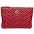 Gucci Borsa Clutch Marmont Matelassé Rosso - vista 2
