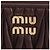 Miu Miu Portafoglio in pelle nappa Marrone - vista 9