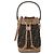 Fendi Mini borsa in tessuto Montrezzo Brown FF - vista 3