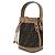 Fendi Mini borsa in tessuto Montrezzo Brown FF - vista 4