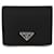 Prada Triangle Logo Wallet Schwarz  - Ansicht 1