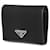 Prada Triangle Logo Wallet Schwarz  - Ansicht 4