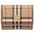Burberry Small Check Folding Wallet White