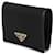 Prada Cartera Logo Triángulo Tesuto Negro  - vista 4