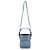 Fendi Mini borsa in denim FF jacquard blu - vista 5