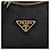 Prada Bolsa hobo de couro com logo triangular Preto - vista 9