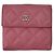 Chanel Cartera de flap de cordero con logo CC clásico - Rosa