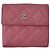 Chanel Cartera de flap de cordero con logo CC clásico - Rosa - vista 2