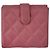 Chanel Cartera de flap de cordero con logo CC clásico - Rosa - vista 3